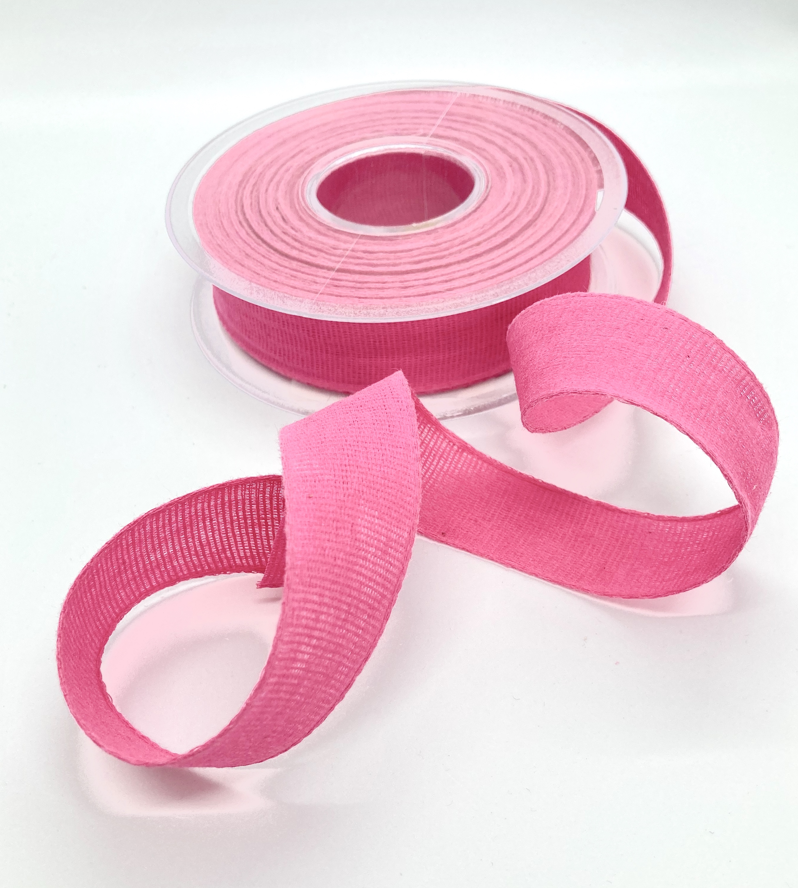 100% Baumwollband Pink, 20 Meter