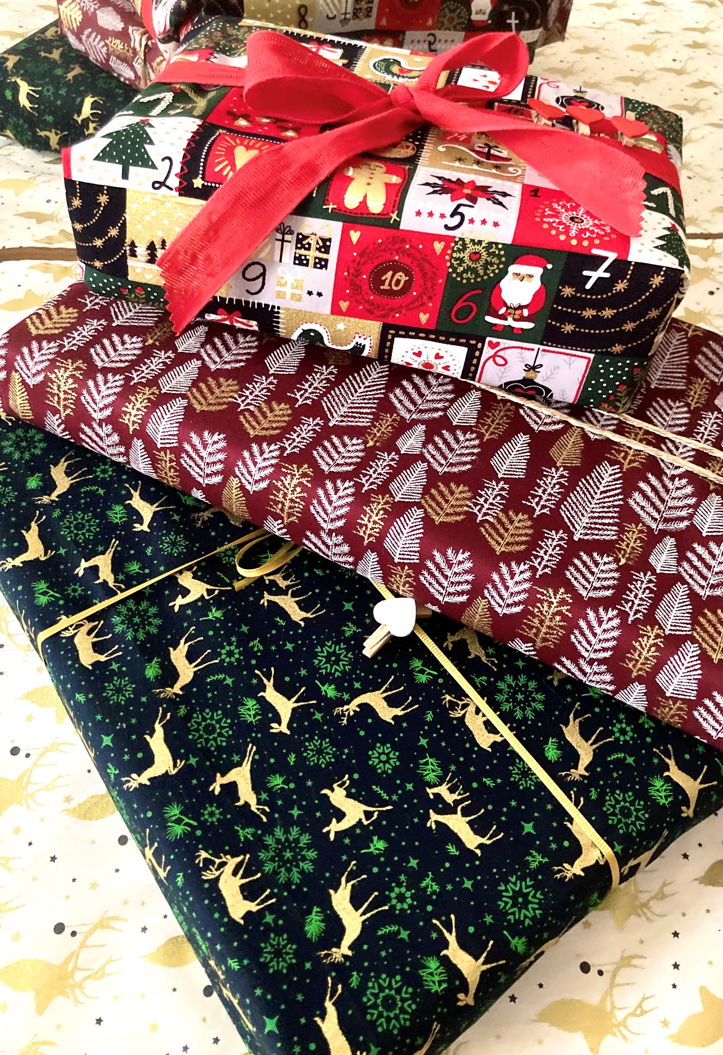 Weihnachten: Adventkalender-Säcke, L & M & S